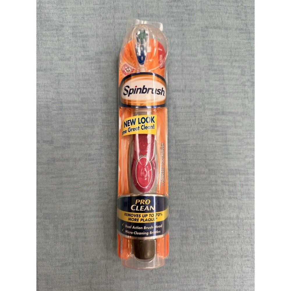 Arm & Hammer Spinbrush Battery Powered Toothbrush Pro-Clean Medium Bristle